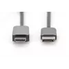 adapter kablowy DIGITUS DP na HDMI 8K@60Hz. Aluminiowa obudowa czarny 2 m