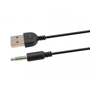 Equip Stereo 2.0 głośnik, 2.0 kanałów, przewodowy, 3 W, 80 - 20 Hz, 40 Ω, czarny, biały