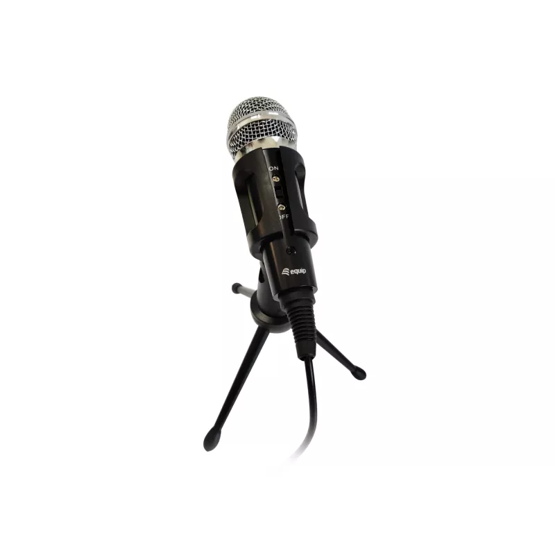 Equip Mini Mikrofon Biurkowy, Mikrofon stołowy, -30 dB, 30 - 16000 Hz, 2200 Ω, Przewodowy, 3.5 mm (1/8 inch)
