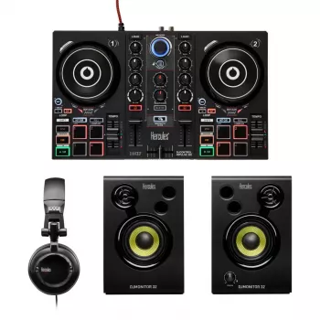 Hercules DJLearning Kit Digital Vinyl System (DVS) scratcher Czarny