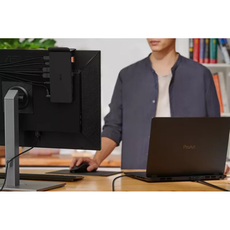 Stacja dokująca ASUS DC500 Thunderbolt 4 Triple 4K, 150W PD, 3 wyświetlacze, 2x HDMI 2.1, 2x USB‑A, 2x USB2.0, RJ‑45, MicroSD