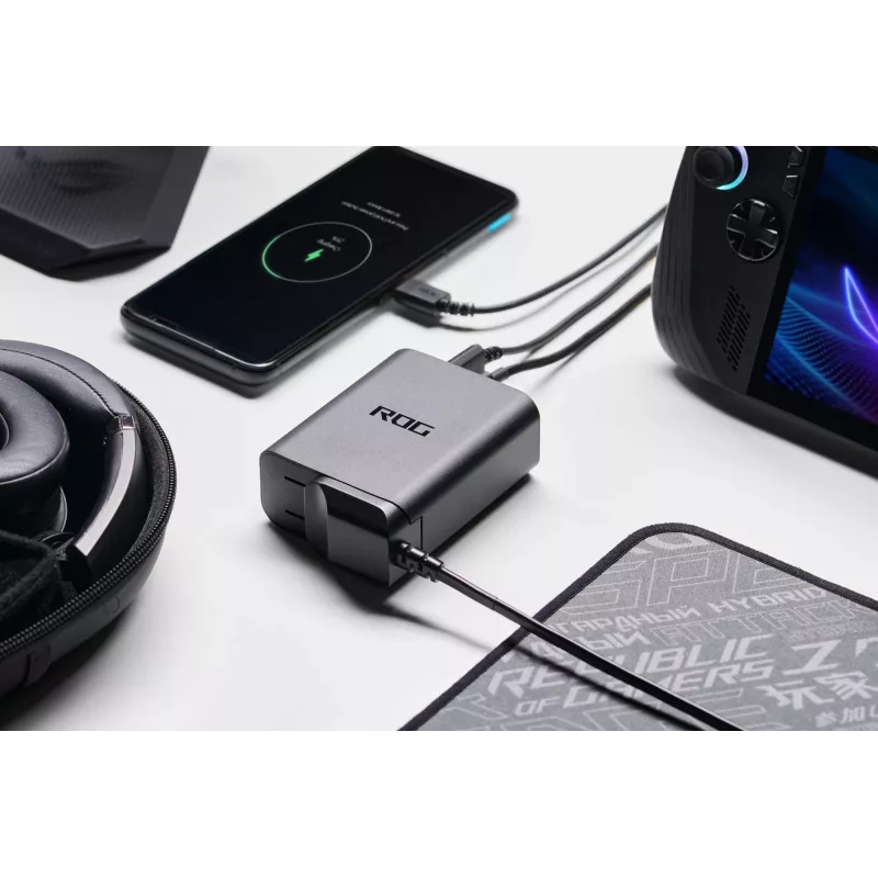 ASUS ROG 140W USB-C GaN Universal Czarny AC Fast charging Indoor