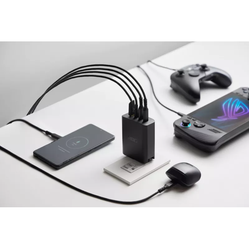 ASUS ROG 140W USB-C GaN Universal Czarny AC Fast charging Indoor