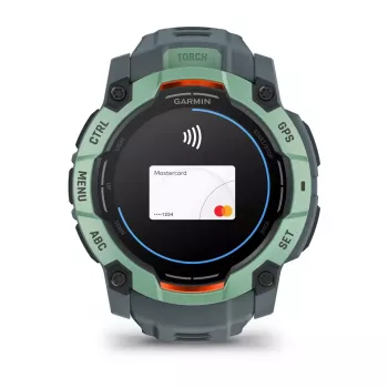 Smartwatch GARMIN Instinct 3 AMOLED — koperta 50 mm, AMOLED 1,3 cala, GPS/GLONASS/Galileo, 10 ATM, bateria 24 dni