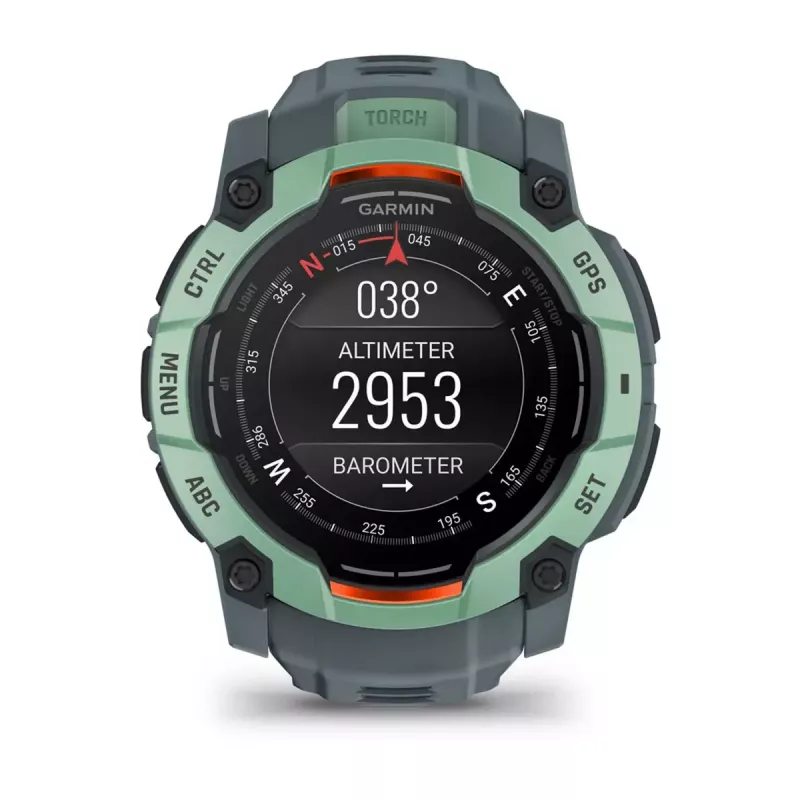 Smartwatch GARMIN Instinct 3 AMOLED — koperta 50 mm, AMOLED 1,3 cala, GPS/GLONASS/Galileo, 10 ATM, bateria 24 dni