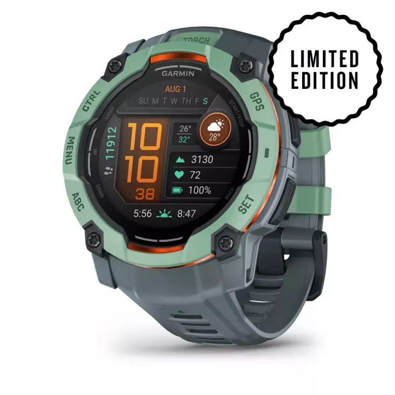 Smartwatch GARMIN Instinct 3 AMOLED — koperta 50 mm, AMOLED 1,3 cala, GPS/GLONASS/Galileo, 10 ATM, bateria 24 dni