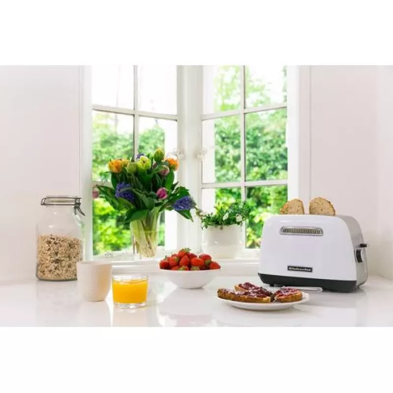 KitchenAid 5KMT2115EWH 5 2 slice(s) 1100 W Stal nierdzewna, Biały