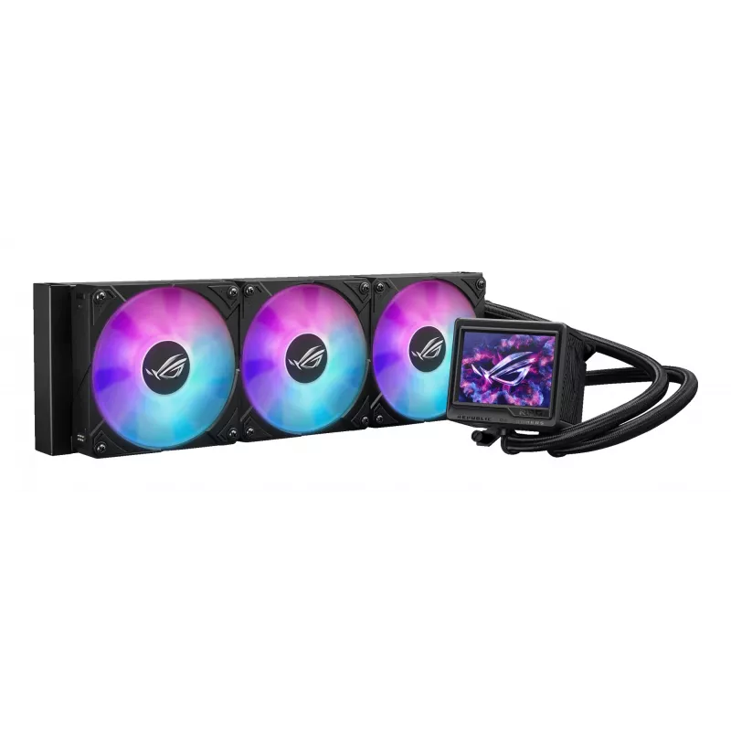 ASUS ROG Ryujin III 360 ARGB Extreme Obudowa komputera Chłodzenie cieczą typu All-in-one 12 cm Czarny