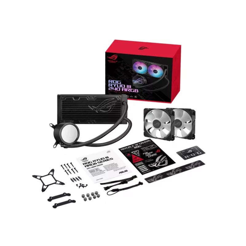 ASUS ROG Ryuo III 240 ARGB zestaw chłodzenia cieczą procesora 12 cm czarny