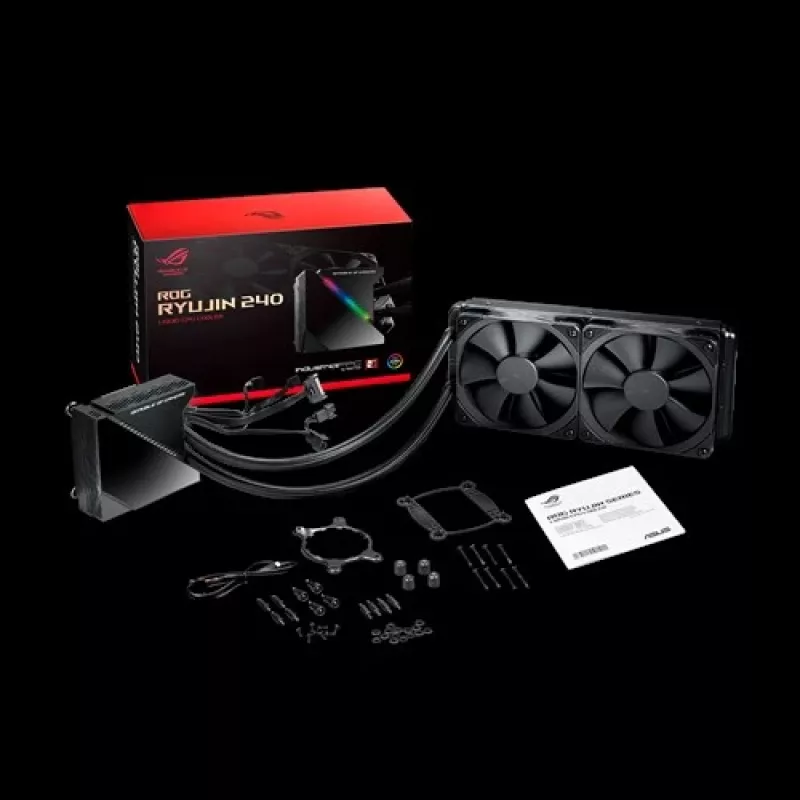 ASUS ROG RYUJIN 240 procesor Chłodzenie cieczą typu all-in-one 12 cm czarny 1 szt.