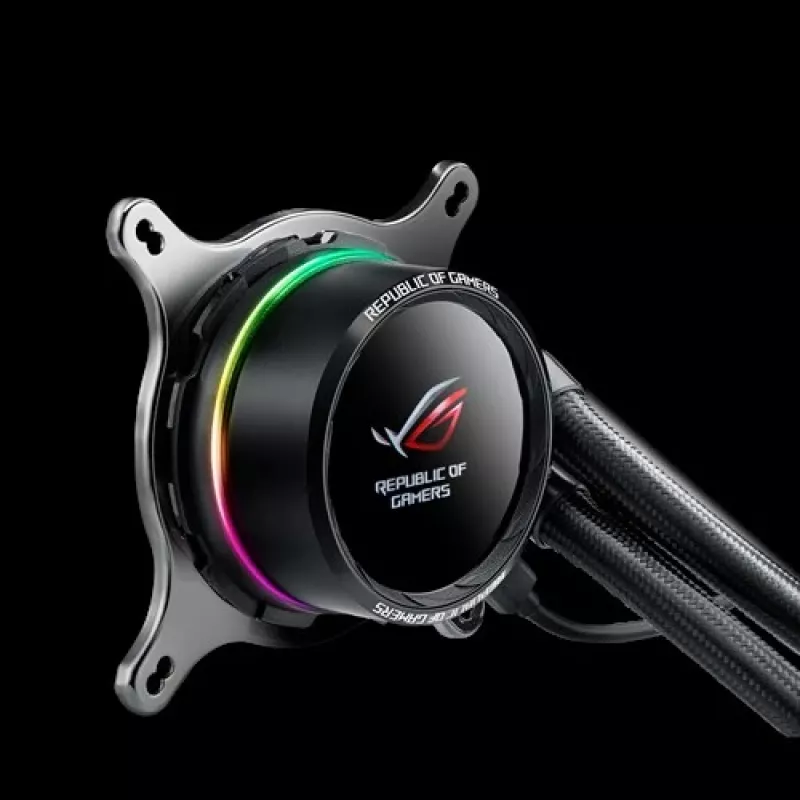 ASUS ROG RYUO 120 Procesor Chłodzenie cieczą typu All-in-one 12 cm Czarny 1 szt.
