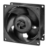 ARCTIC S8038-10K - 80 mm Wentylator serwerowy, Wentylator, 8 cm, 173.3 m³/h, Czarny