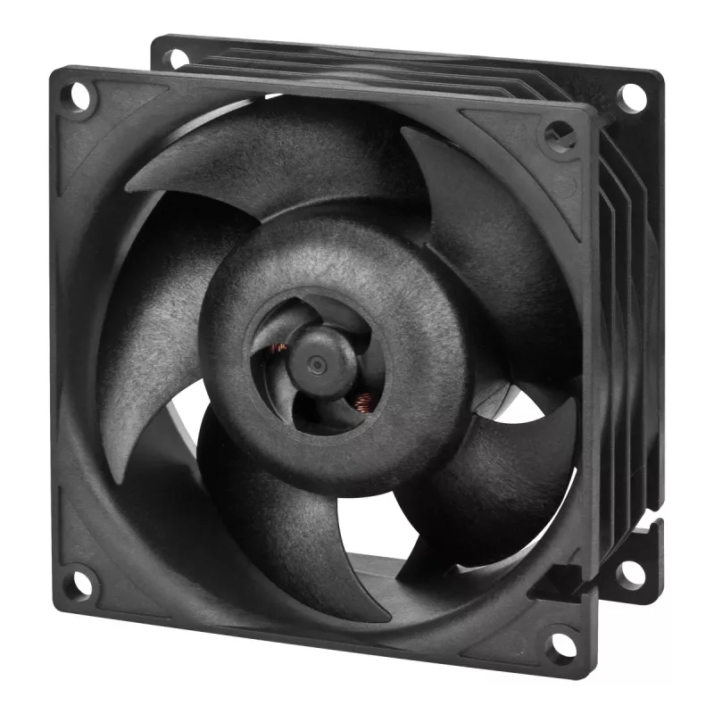 ARCTIC S8038-10K - 80 mm Wentylator serwerowy, Wentylator, 8 cm, 173.3 m³/h, Czarny