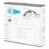 ARCTIC BioniX P140 (Szary/Biały) – Zoptymalizowany pod kątem ciśnienia wentylator gamingowy 140 mm z PWM PST