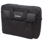Torba na laptopa Manhattan London 15,6 cala, ładowana od góry, czarna, NISKI KOSZT, kieszeń na akcesoria, pasek na ramię (odpinany), tańsza alternatywa dla Targus TAR300, etui na notebook, trzyletnia gwarancja