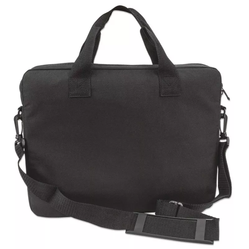 Torba na laptopa Manhattan London 14.1 cala, ładowana od góry, czarna, NISKI KOSZT, kieszeń na akcesoria, pasek na ramię (odpinany), etui na notebooka, trzyletnia gwarancja