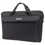 Torba na laptopa Manhattan London 17,3 cala, ładowana od góry, czarna, LOW COST, kieszeń na akcesoria, pasek na ramię (odpinany), etui na notebook, trzyletnia gwarancja