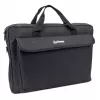 Torba na laptopa Manhattan London 17,3 cala, ładowana od góry, czarna, LOW COST, kieszeń na akcesoria, pasek na ramię (odpinany), etui na notebook, trzyletnia gwarancja