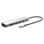 Manhattan USB-C Dock/Hub z czytnikiem kart, Porty (x5): Ethernet, HDMI, USB-A (x2) i USB-C, z Power Delivery (PD) 100 W - wymaga zewnętrznej ładowarki USB-C (nie dołączona). Zasilany przez USB (nie wymaga zewnętrznego zasilacza), gdy PD nie jest używane