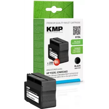 Kompatybilny wkład atramentowy KMP PRINTTECHNIK AG - H104 - Z Hp Cn 053 Ae 932 Xl - Czarny