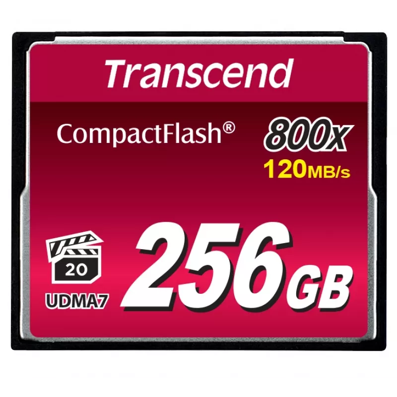 TRANSCEND Karta Cf Cf800 256GB 800x Premium