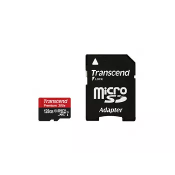 TRANSCEND 128GB Micro SDHC Class 10 UHS-1 z adapterem