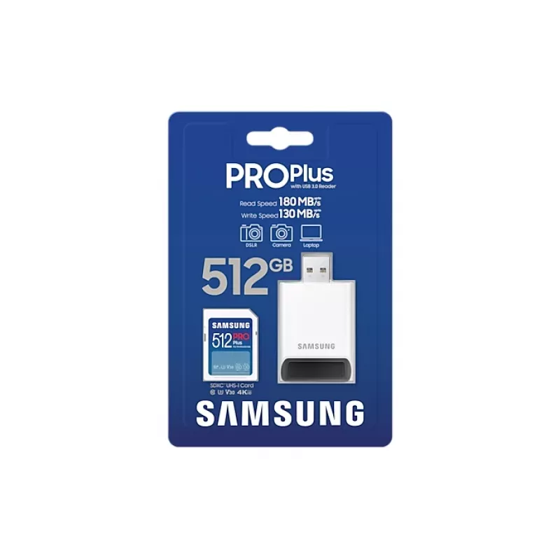 Karta pamięci Samsung PRO Plus MB-SD512SB/WW 512 GB SDXC UHS-I