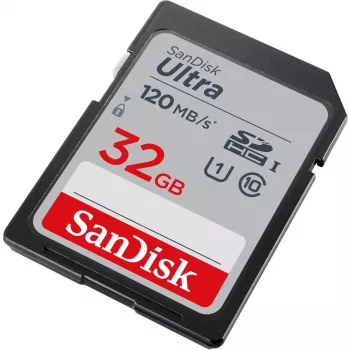 WESTERN DIGITAL SanDisk Ultra 32GB SDHC Memory Card Class 10 UHS-I 120MB/s 3 szt. (SDSDUN4-032G-GN6IM)