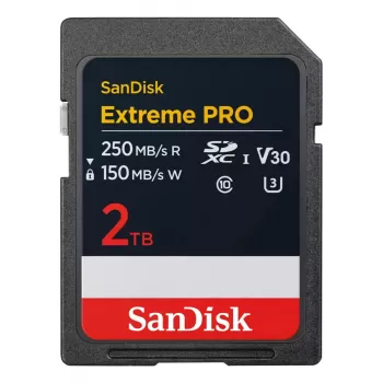 WESTERN DIGITAL Extreme PRO 2TB karta pamięci SDXC 250MB/s 140MB/s UHS-I
