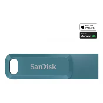 WESTERN DIGITAL SanDisk Ultra Dual Drive Go - 1TB pamięć USB - USB-C / USB-A - Navagio Bay