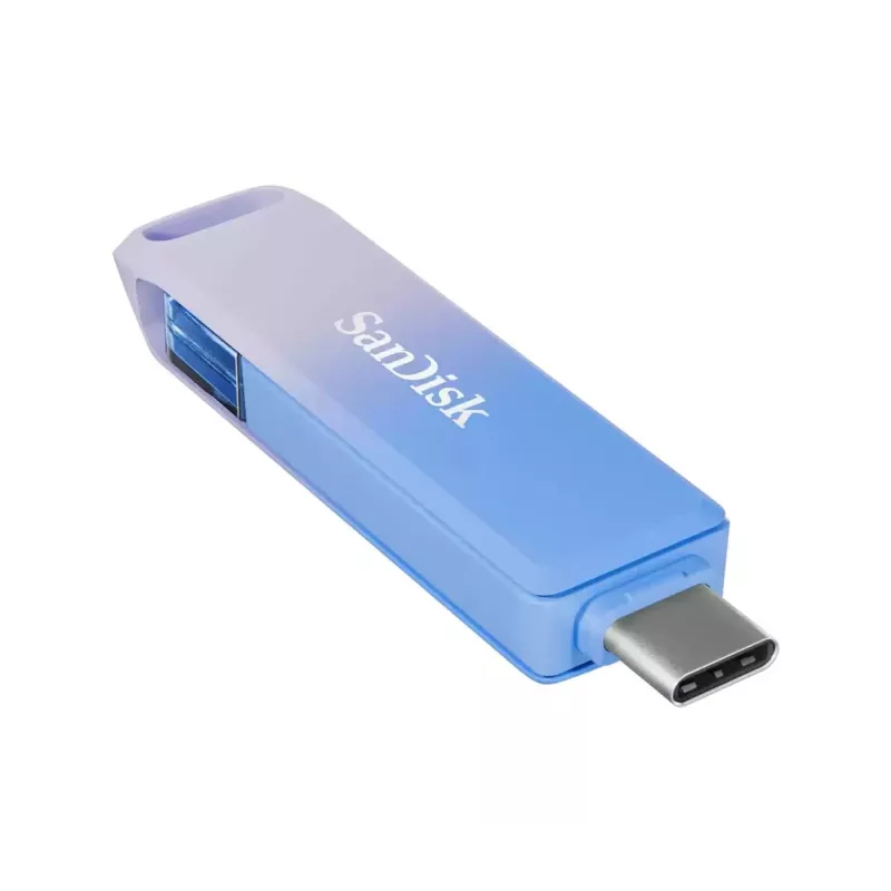WESTERN DIGITAL SanDisk Creator Phone Drive - 256 GB pamięć USB - USB-C/Lightning - niebieska