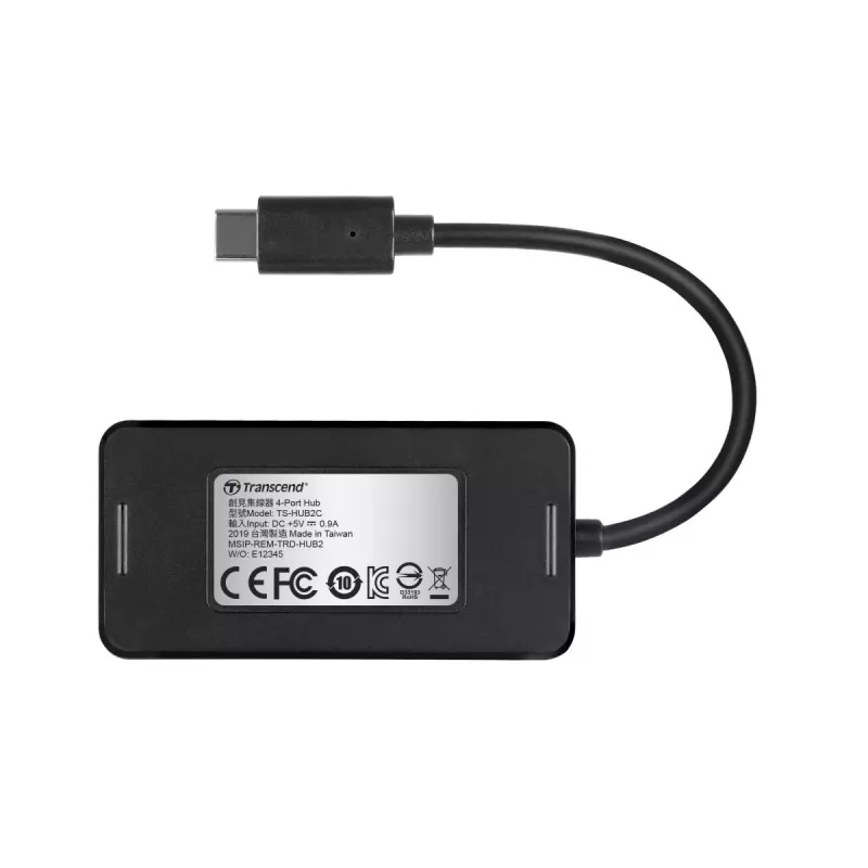 TRANSCEND USB Hub2c Type-c 4-portowy Hub