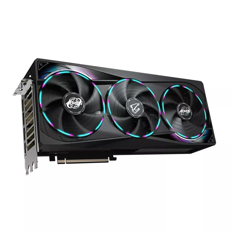 Karta graficzna GIGABYTE AORUS GeForce RTX 5070 MASTER 12G - 12 GB GDDR7, 192-bit, PCI-E 5.0, zegar rdzenia 2715 MHz, 3 x DP 2.1a, 1 x HDMI 2.1b, NVIDIA DLSS 4, GV-N5070AORUS M-12GD