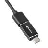 SHARKOON USB Hub - 3-port USB 3.2 Gen 1 Alu + Ethernet Czarny