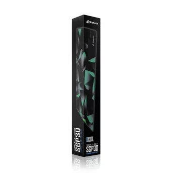 SHARKOON Podkładka pod mysz gamingowa Sgp30 - Czarny/ Zielony/ Szary