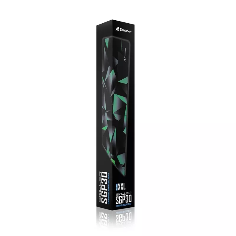SHARKOON Podkładka pod mysz gamingowa Sgp30 - Czarny/ Zielony/ Szary