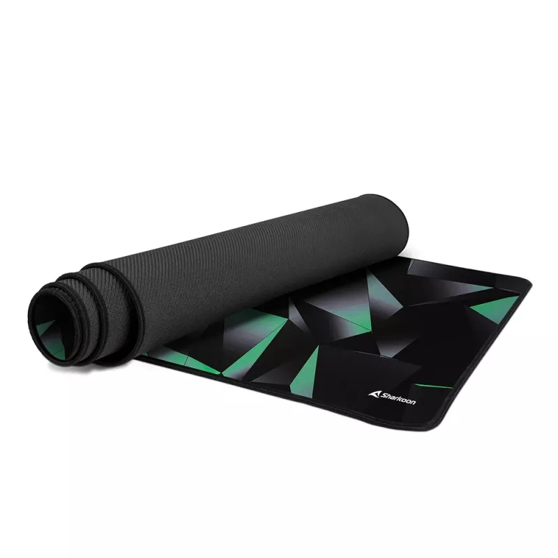 SHARKOON Podkładka pod mysz gamingowa Sgp30 - Czarny/ Zielony/ Szary