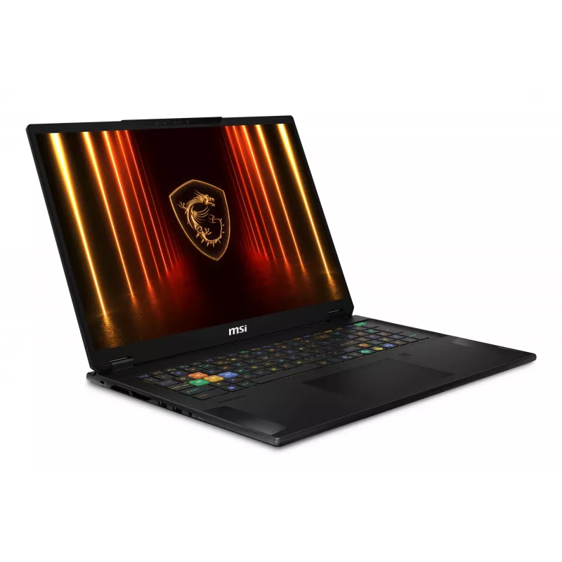 MSI Stealth 18 HX AI A2XWIG-042 Intel Core Ultra 9 275HX Laptop 45,7 cm (18 cali) UHD+ 64 GB DDR5-SDRAM 2 TB SSD NVIDIA GeForce RTX 5080 Wi-Fi 7 (802.11be) Windows 11 Pro Czarny