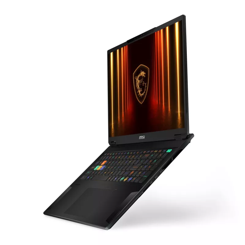 MSI Stealth 18 HX AI A2XWIG-042 Intel Core Ultra 9 275HX Laptop 45,7 cm (18 cali) UHD+ 64 GB DDR5-SDRAM 2 TB SSD NVIDIA GeForce RTX 5080 Wi-Fi 7 (802.11be) Windows 11 Pro Czarny