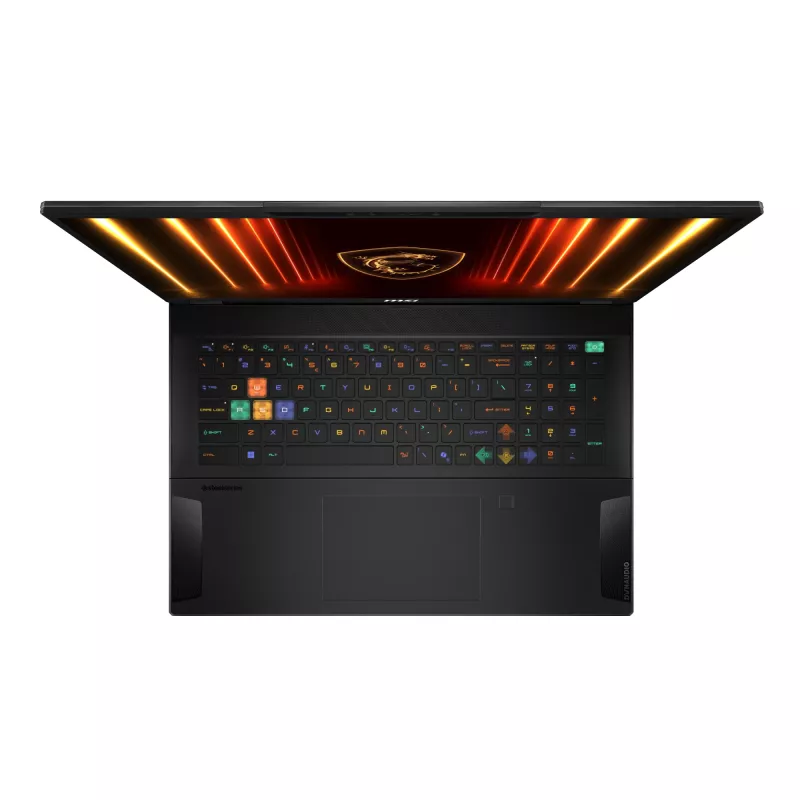 MSI Stealth 18 HX AI A2XWIG-042 Intel Core Ultra 9 275HX Laptop 45,7 cm (18 cali) UHD+ 64 GB DDR5-SDRAM 2 TB SSD NVIDIA GeForce RTX 5080 Wi-Fi 7 (802.11be) Windows 11 Pro Czarny