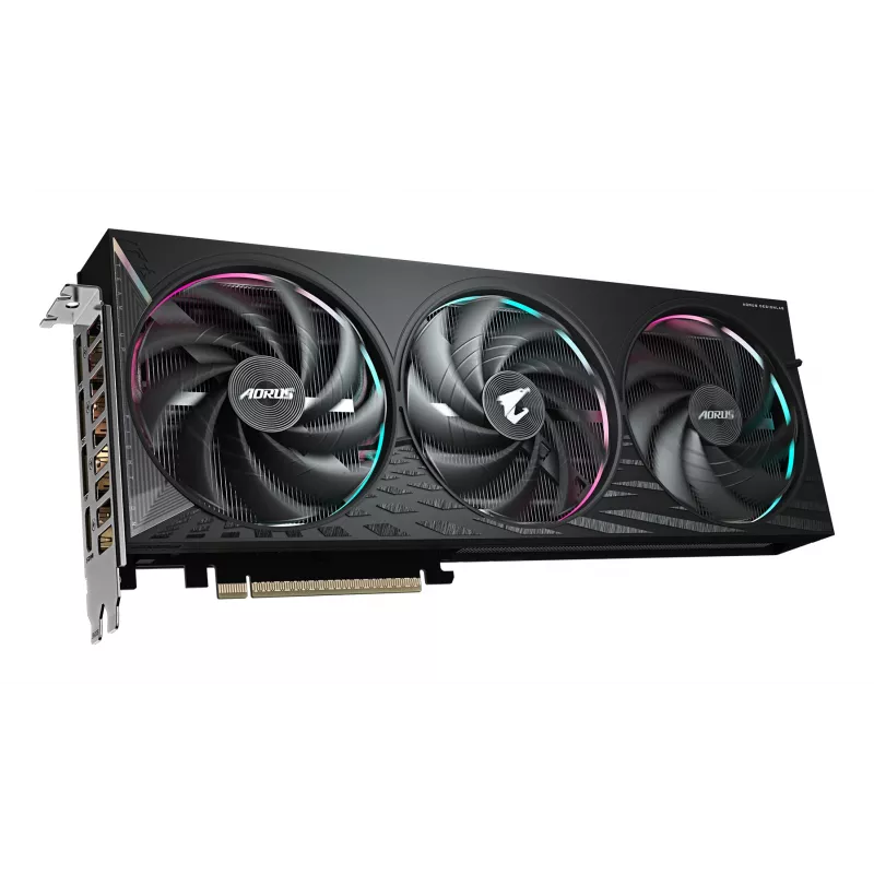 Karta graficzna GIGABYTE AORUS GeForce RTX 5060 ELITE 8G — 8 GB GDDR7, 128-bit, PCI-E 5.0, zegar rdzenia 2722 MHz, 3 x DisplayPort, 1 x HDMI, GV-N5060AORUS E-8GD