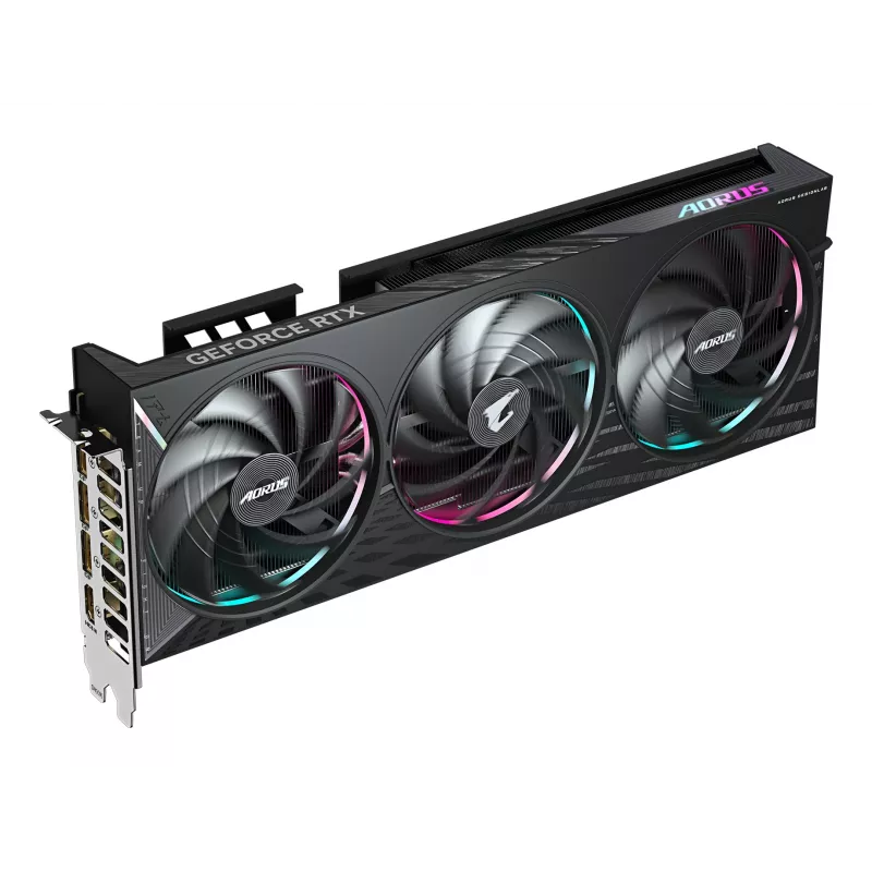 Karta graficzna GIGABYTE AORUS GeForce RTX 5060 ELITE 8G — 8 GB GDDR7, 128-bit, PCI-E 5.0, zegar rdzenia 2722 MHz, 3 x DisplayPort, 1 x HDMI, GV-N5060AORUS E-8GD