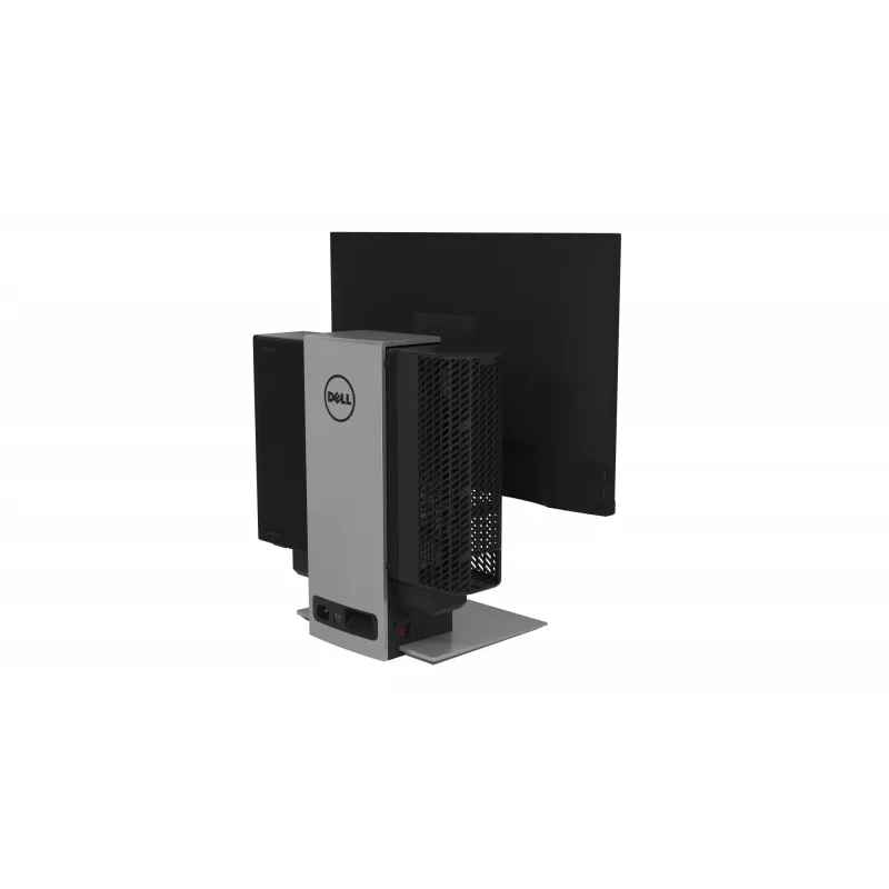 DELL Small Form Factor All-in-One Stand OSS21, 68.6 cm (27 cali), 5.7 kg, Regulacja wysokości, Srebrny