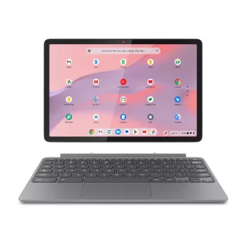 Lenovo Chromebook Duet 11M889 MediaTek Kompanio 838 27,8 cm (10,9 cala) Ekran dotykowy WUXGA 8 GB LPDDR4x-SDRAM 128 GB eMMC Wi-Fi 6 (802.11ax) ChromeOS Niemiecki szary