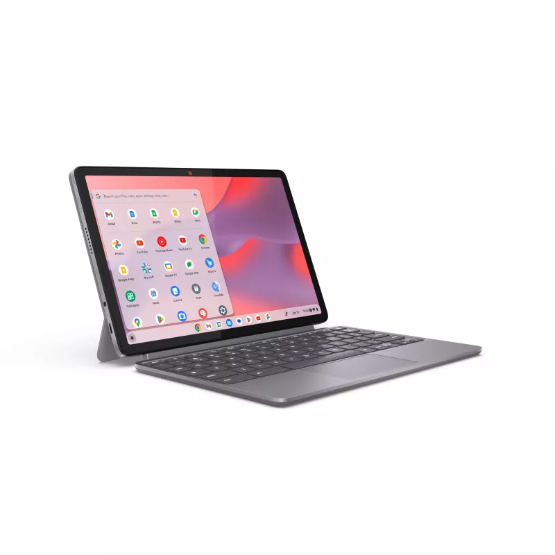 Lenovo Chromebook Duet 11M889 MediaTek Kompanio 838 27,8 cm (10,9 cala) Ekran dotykowy WUXGA 8 GB LPDDR4x-SDRAM 128 GB eMMC Wi-Fi 6 (802.11ax) ChromeOS Niemiecki szary