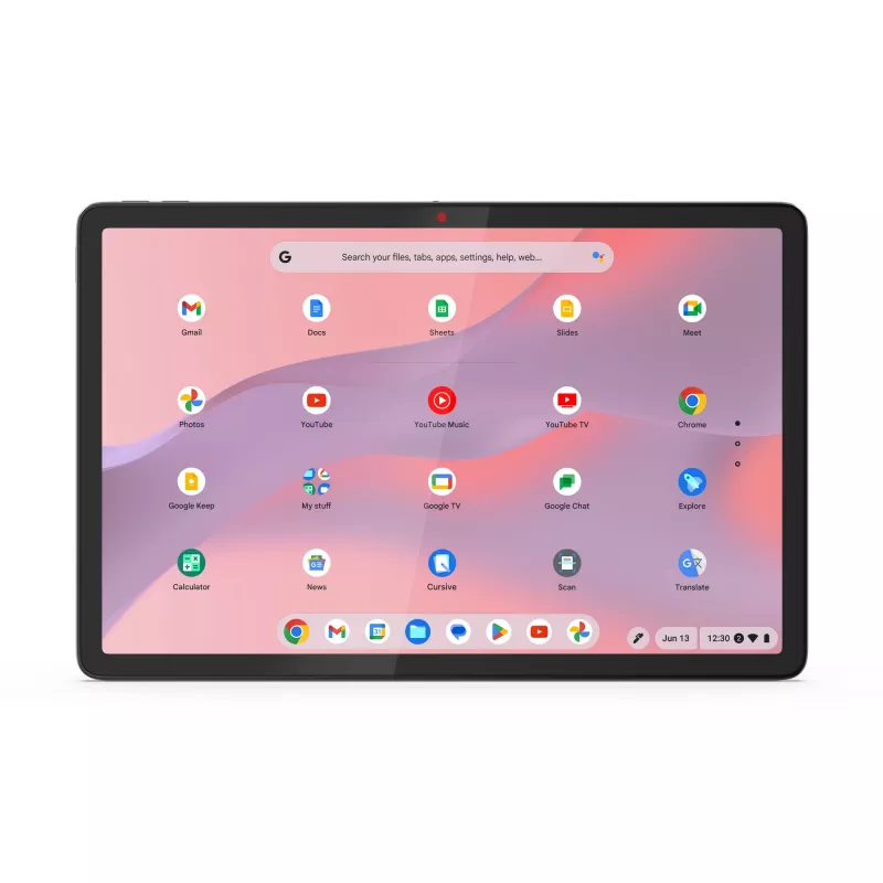 Lenovo Chromebook Duet 11M889 MediaTek Kompanio 838 27,8 cm (10,9 cala) Ekran dotykowy WUXGA 8 GB LPDDR4x-SDRAM 128 GB eMMC Wi-Fi 6 (802.11ax) ChromeOS Niemiecki szary