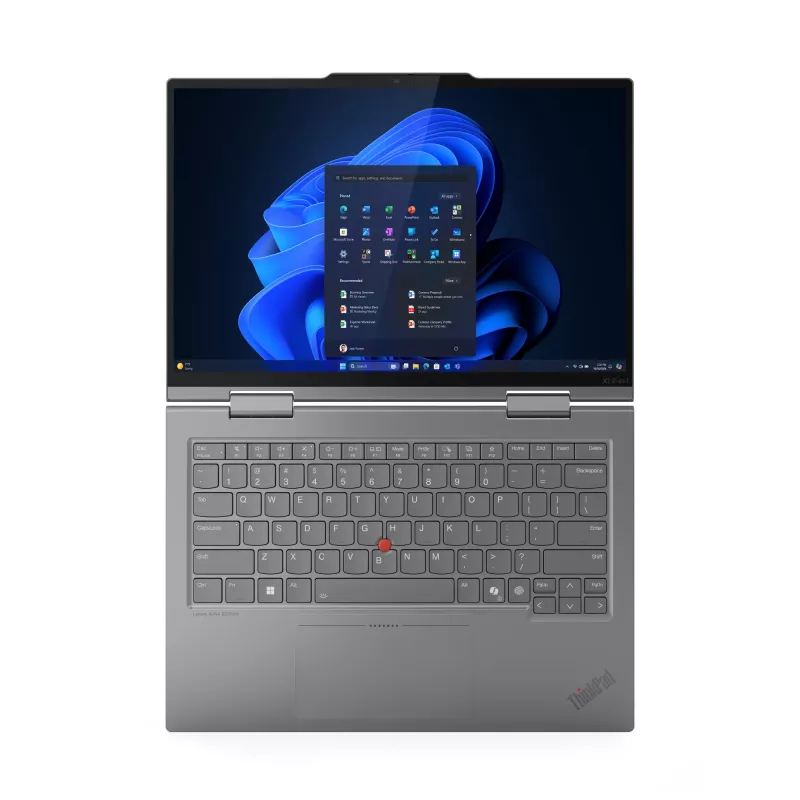 Lenovo ThinkPad X1 2-in-1 Gen 10 Aura Edition Copilot+ PC Intel Core Ultra 7 258V Hybrid (2-in-1) 35,6 cm (14 cali) Ekran dotykowy 2.8K 32 GB LPDDR5x-SDRAM 1 TB SSD Wi-Fi 7 (802.11be) Windows 11 Pro Szary
