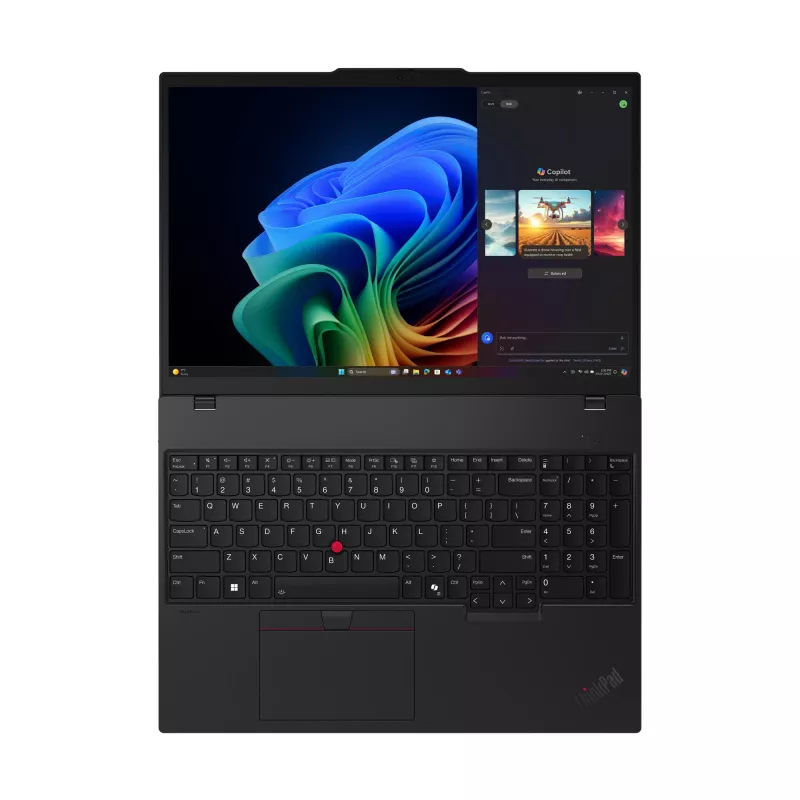 Lenovo ThinkPad T16 Gen 4 (AMD) Copilot+ PC AMD Ryzen™ AI 7 350 Laptop 40,6 cm (16 cali) WUXGA 32 GB DDR5-SDRAM 1 TB SSD Wi-Fi 7 (802.11be) Windows 11 Pro Czarny