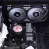 Uniwersalny chłodniczy cieczy Thermaltake CL-W322-PL12GM-B 12 cm czarny szary 2500 RPM 72,69 m³/h