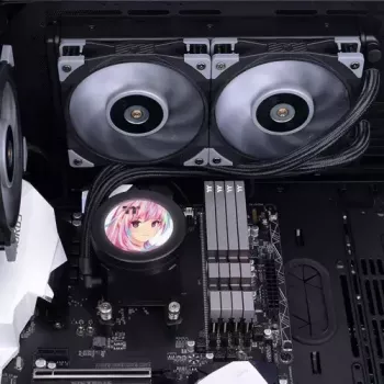 Uniwersalny chłodniczy cieczy Thermaltake CL-W322-PL12GM-B 12 cm czarny szary 2500 RPM 72,69 m³/h
